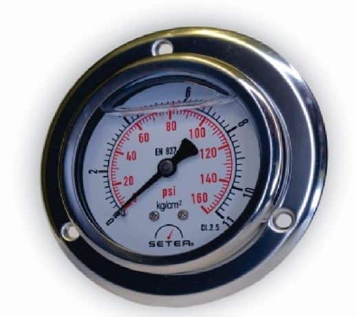 Manómetros tipo tubo bourdon rango 0-11 kg/cm2