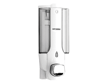 DISPENSADOR MANUAL DE JABON. CAPACIDAD 380 ML
