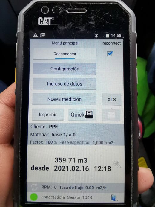 Recepción de datos a su Móvil o computadora