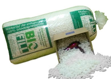 Cacahuate para empaque biodegradable