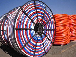 ductos trifurcados para cables