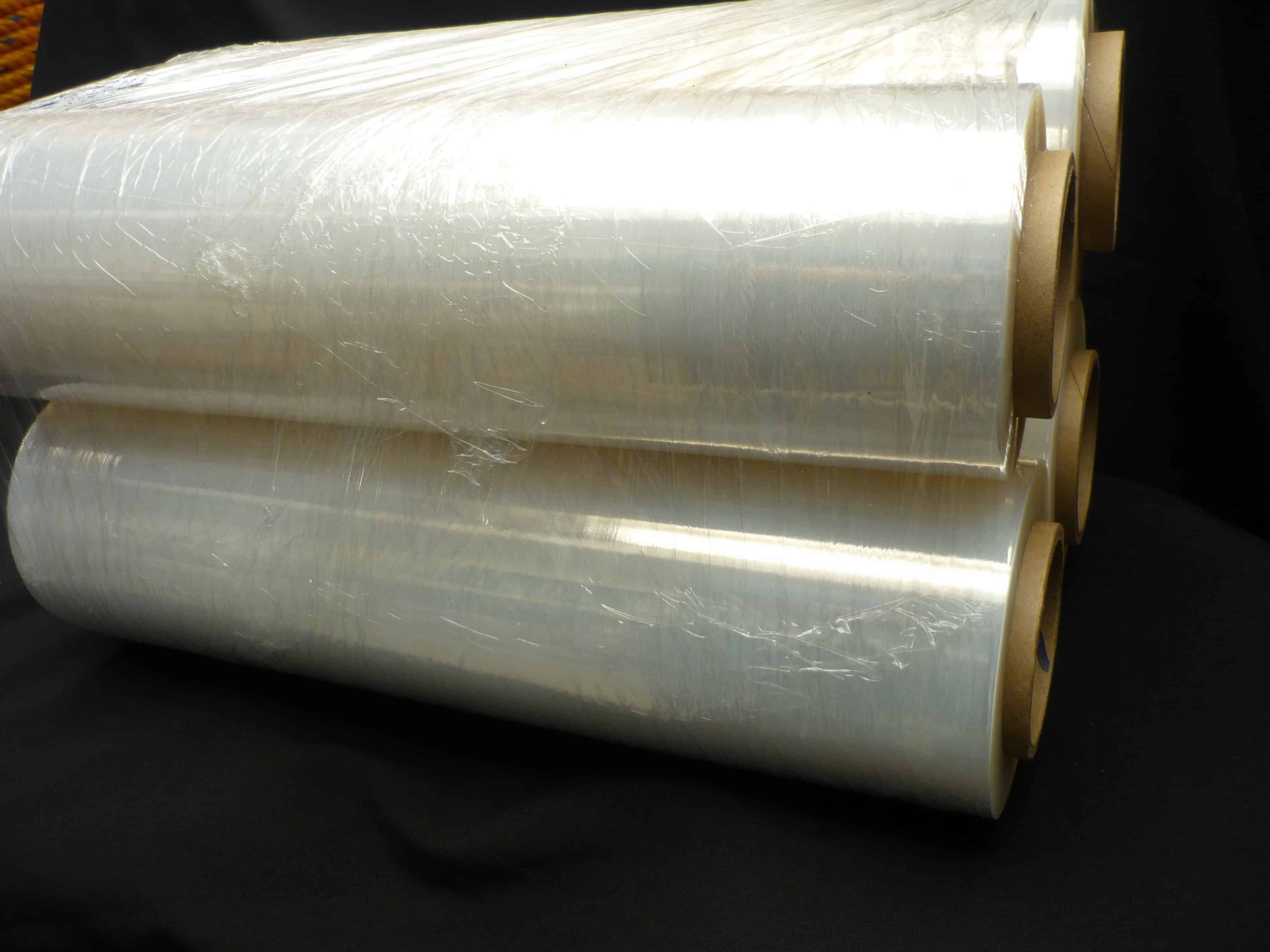 Pelicula plastica estirable para empaque