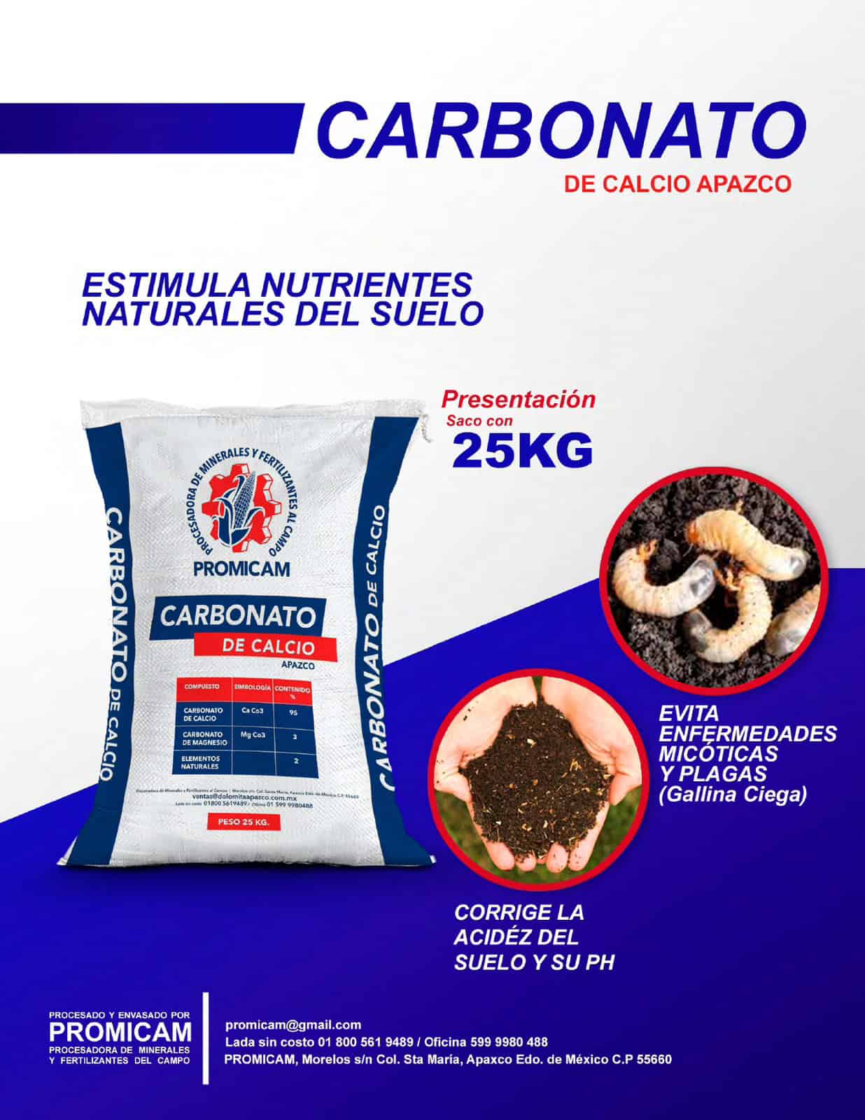 Mejoradores de suelos agrícolas PROMICAM
