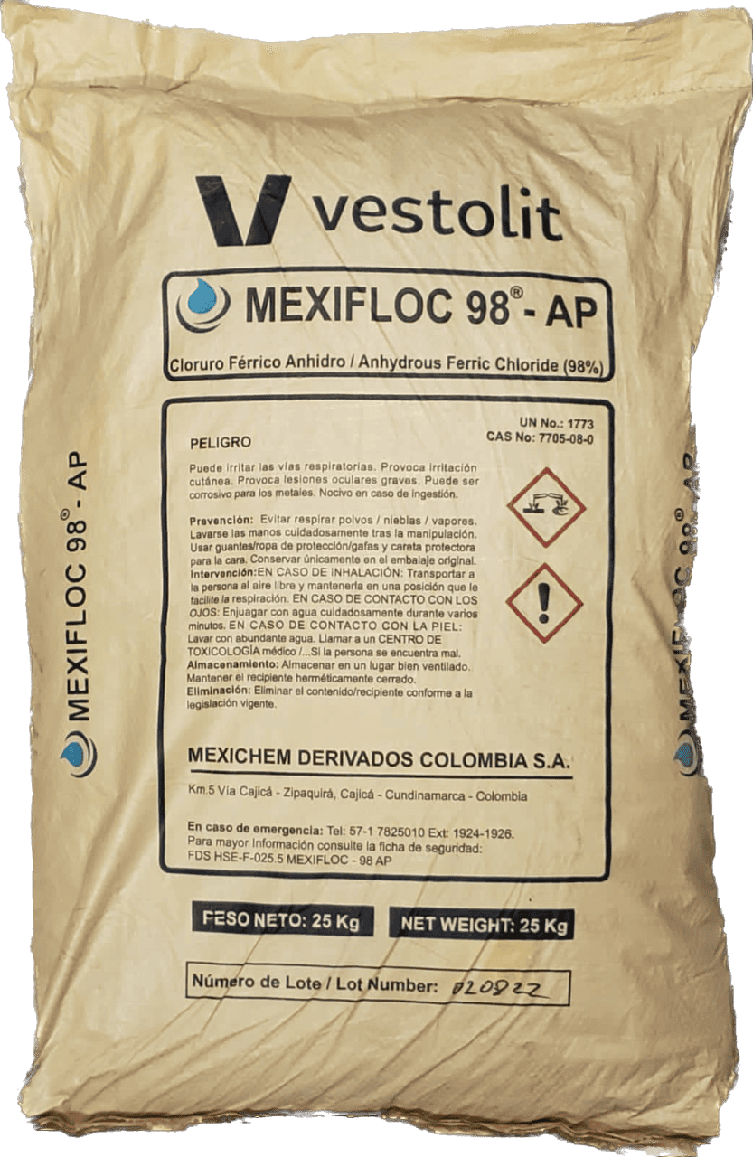 Cloruro Ferrico Anhidro, Tricloruro de Hierro, Cloruro de Hierro (III)