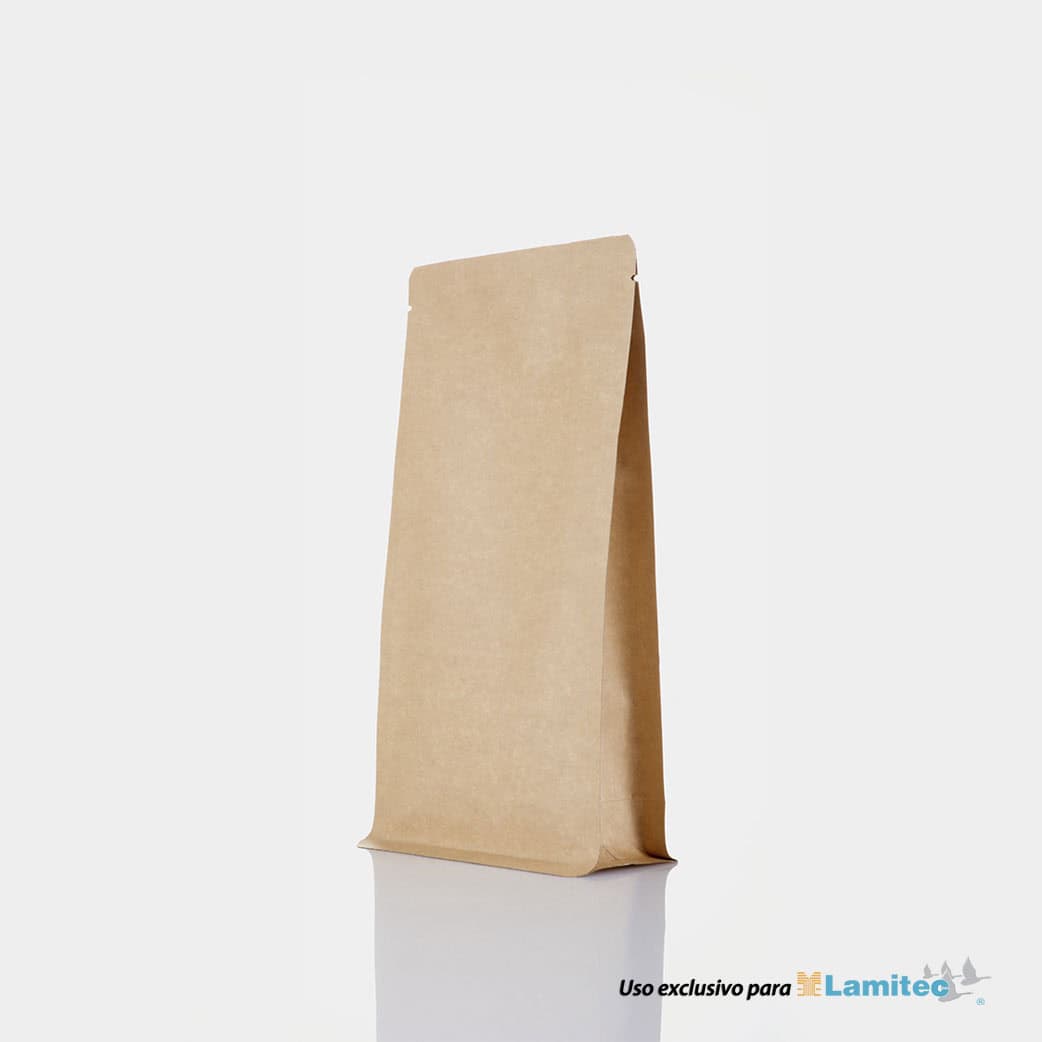 Fondo plano papel kraft.