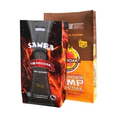 Bolsa para carbon de plastico laminado