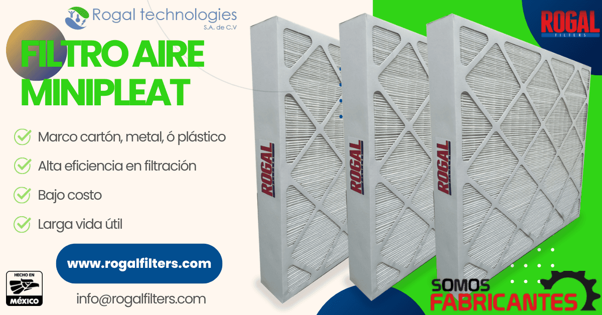 Filtros Tipo Minipleat Rogal