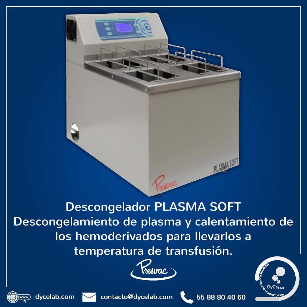 Características del descongelador de plasma