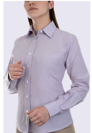 Blusa para uniforme manga larga
