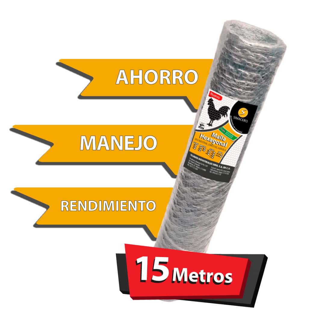 Malla Hexagonal 15M