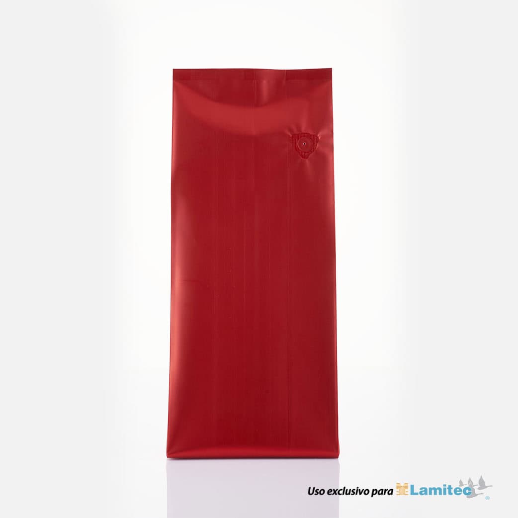 Fuelle rojo mate 1 kilo, con válvula. 