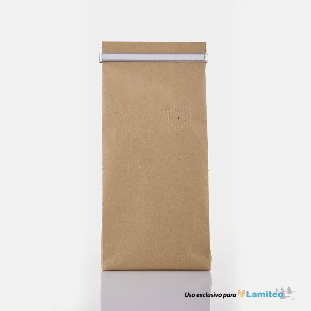 Fuelle papel kraft 250 gramos. Tin Tie se vende por separado. 
