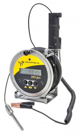 termómetro marca THERMOPROBE TP7-D y TP9-A