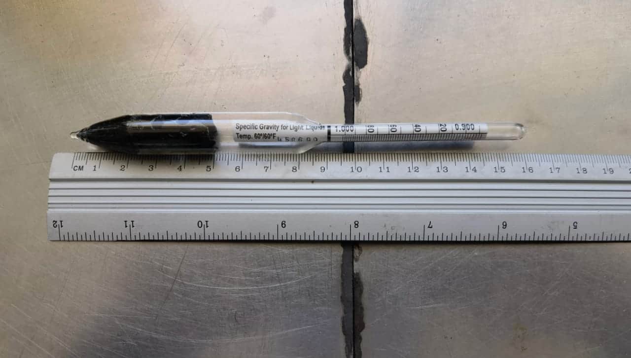 Densímetro de vidrio ASTM