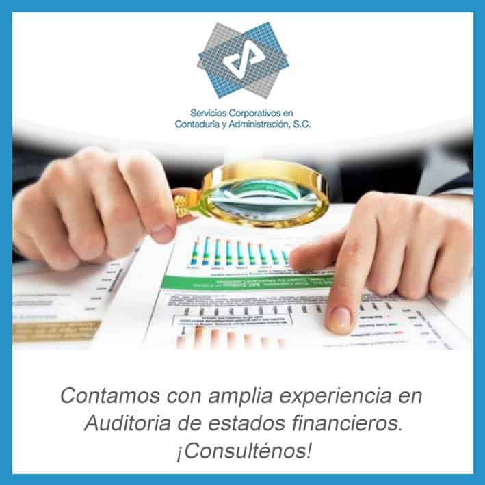 Auditoria de estados financieros para efectos fiscales y dictamen fiscal sobre enajenación de acciones