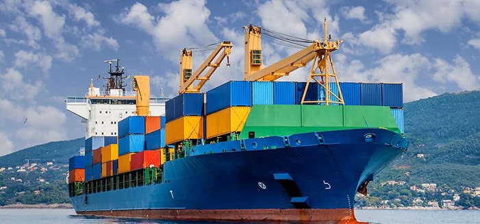 Importación marina transporte