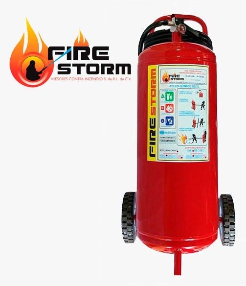 Extinguidores de polvo quimico Unidad móvil Fire Storm