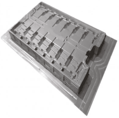 Empaques termoformados para piezas maquinadas ESD personalizados - 1