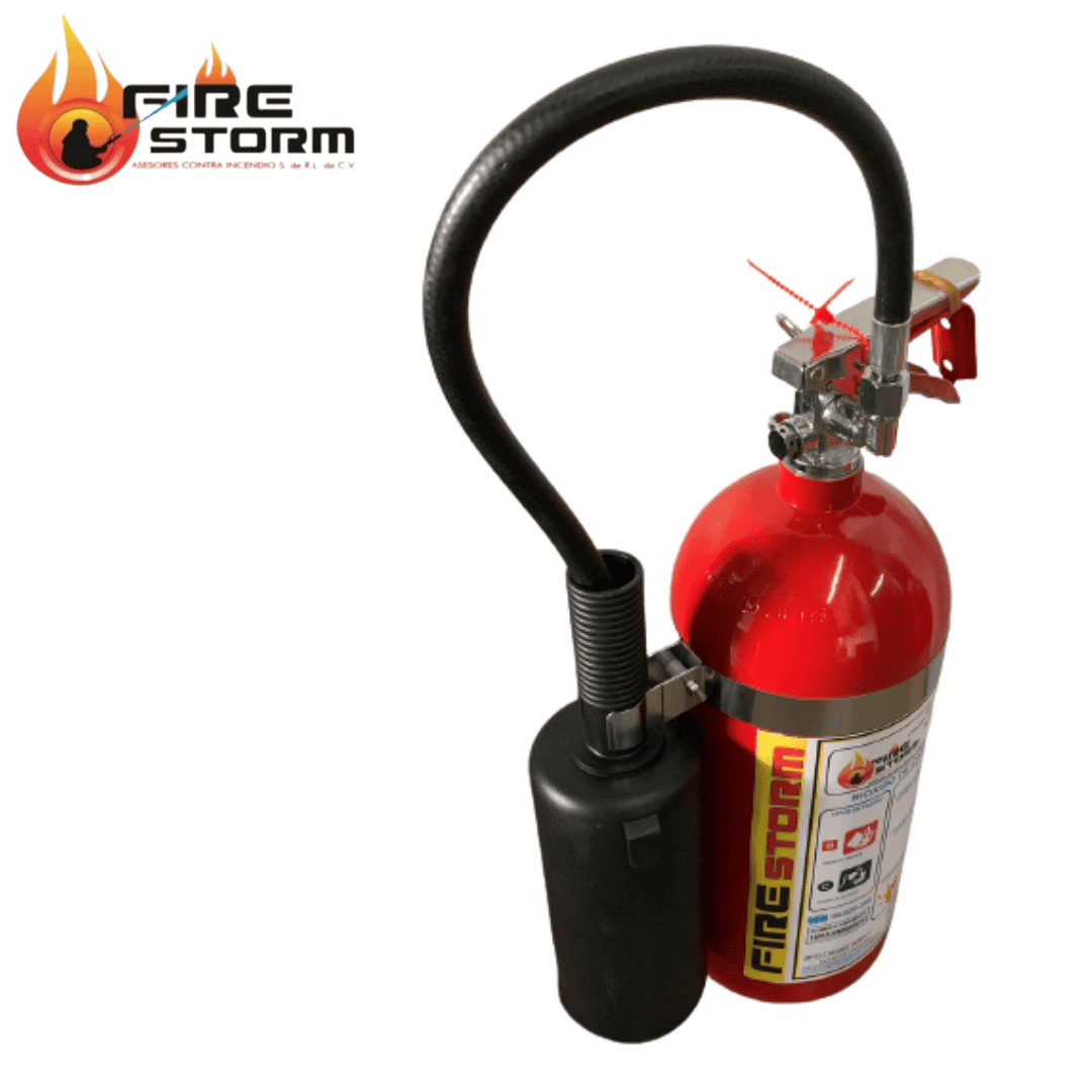 Extintores tipo abc de bióxido de carbono 5, 10, 15, y 20 libras Fire Storm