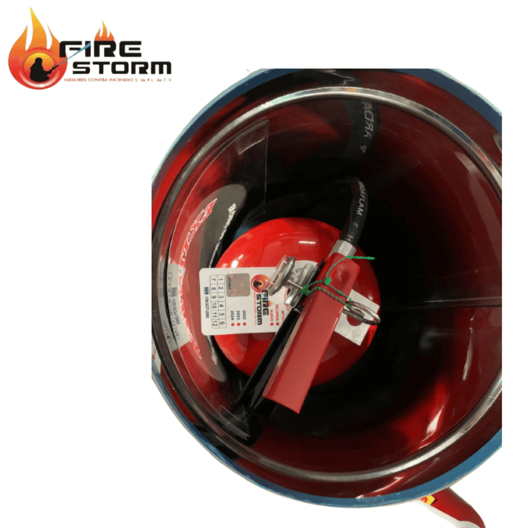 Porta extintores de piso cilíndrico capacidad 2.5, 4.5 y 9 kg Fire Storm