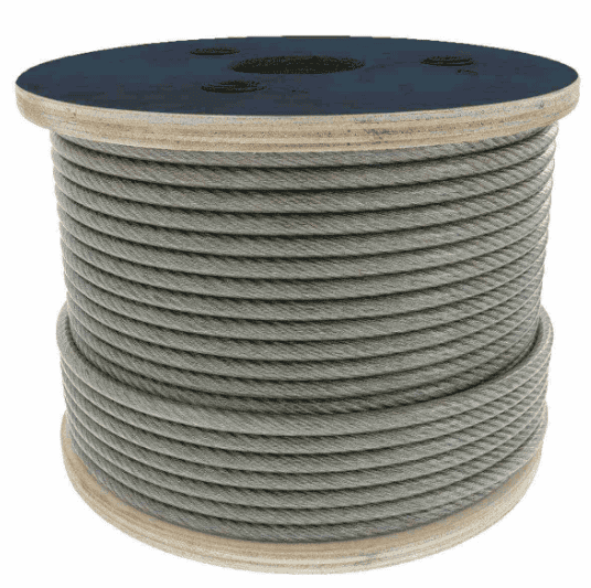 CABLE DE ACERO ALMA DE FIBRA FC  6X19 3/4