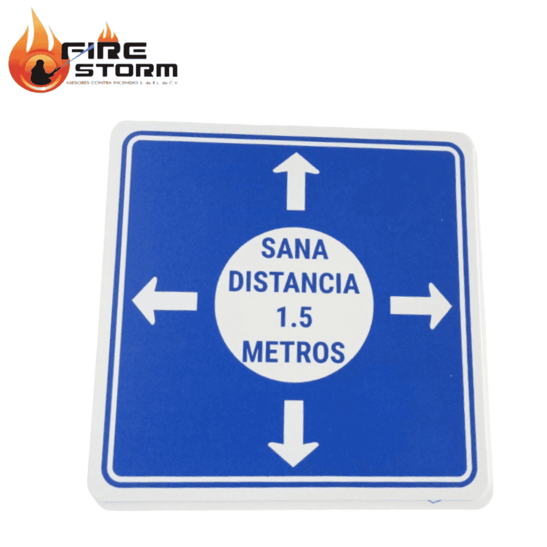 Señales informativas en estireno varias medidas 