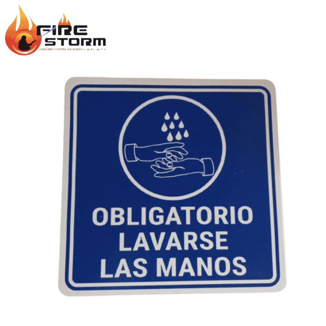 Señales informativas en estireno varias medidas 