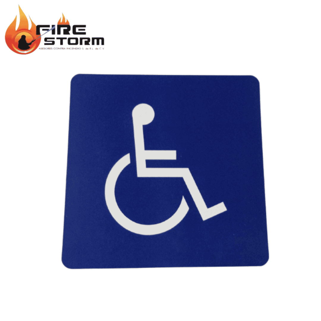 Señales informativas en estireno varias medidas 