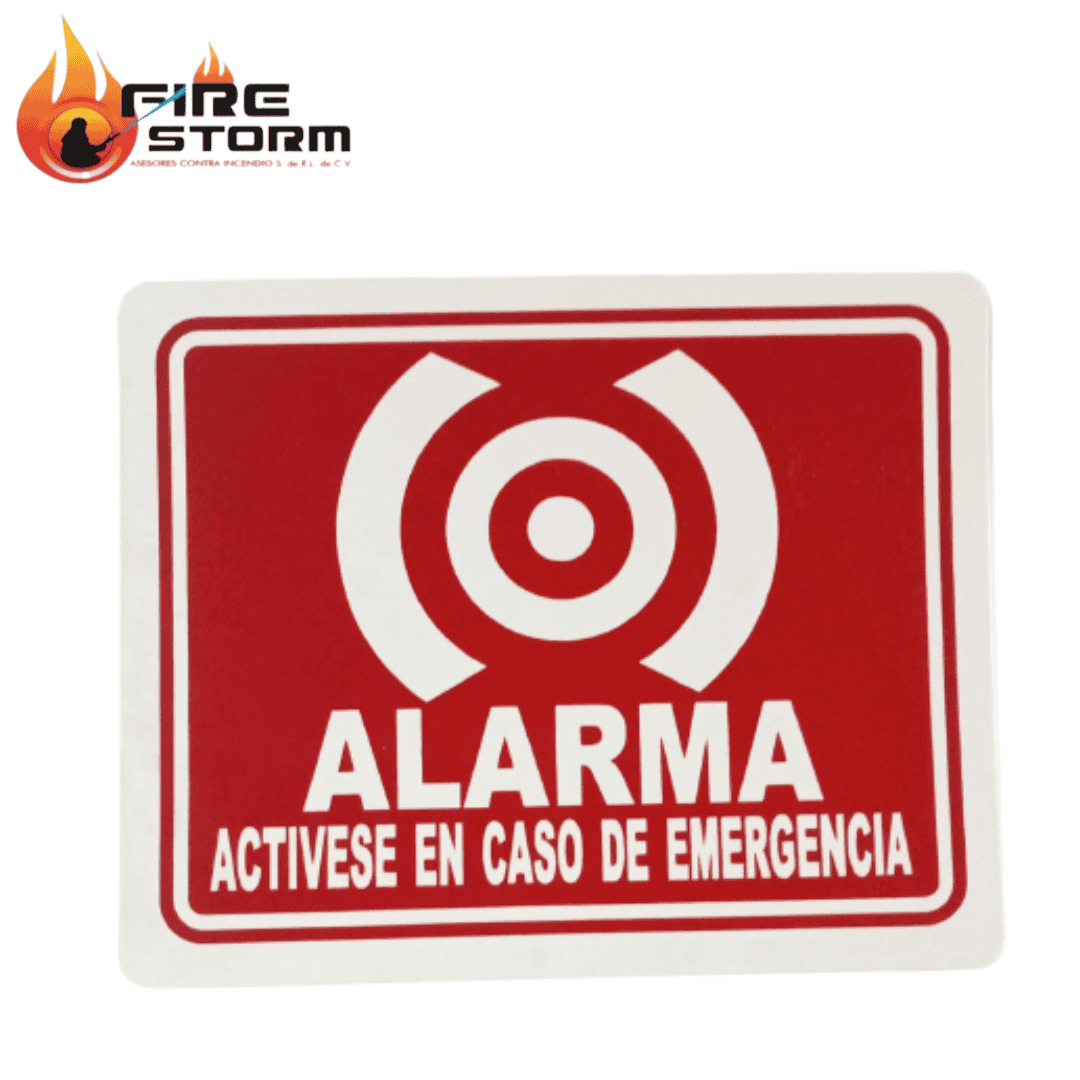 Letreros en estireno mate o fotoluminicentes Fire Storm