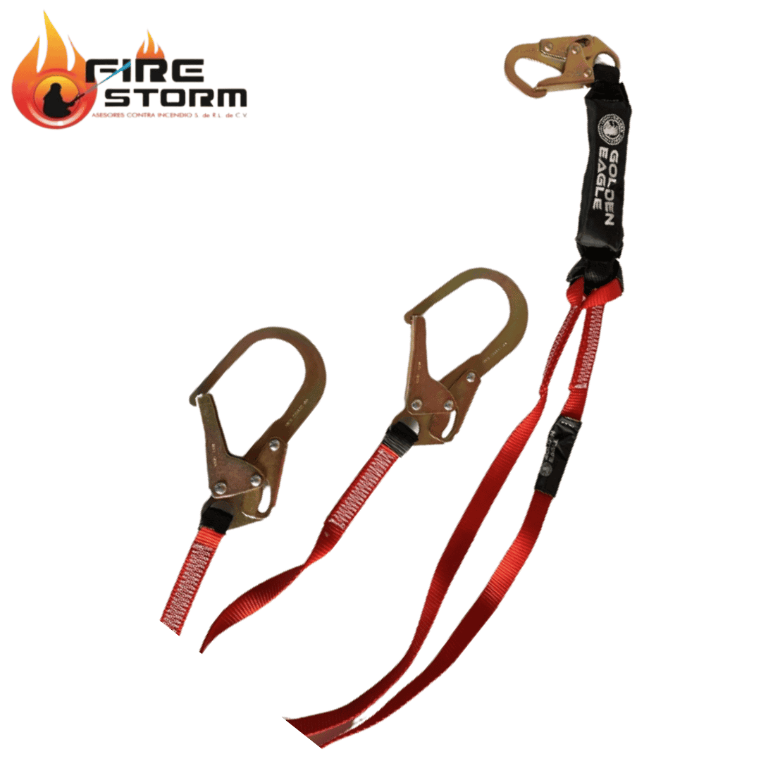 Lineas de vida doble brazo gancho grande Fire Storm