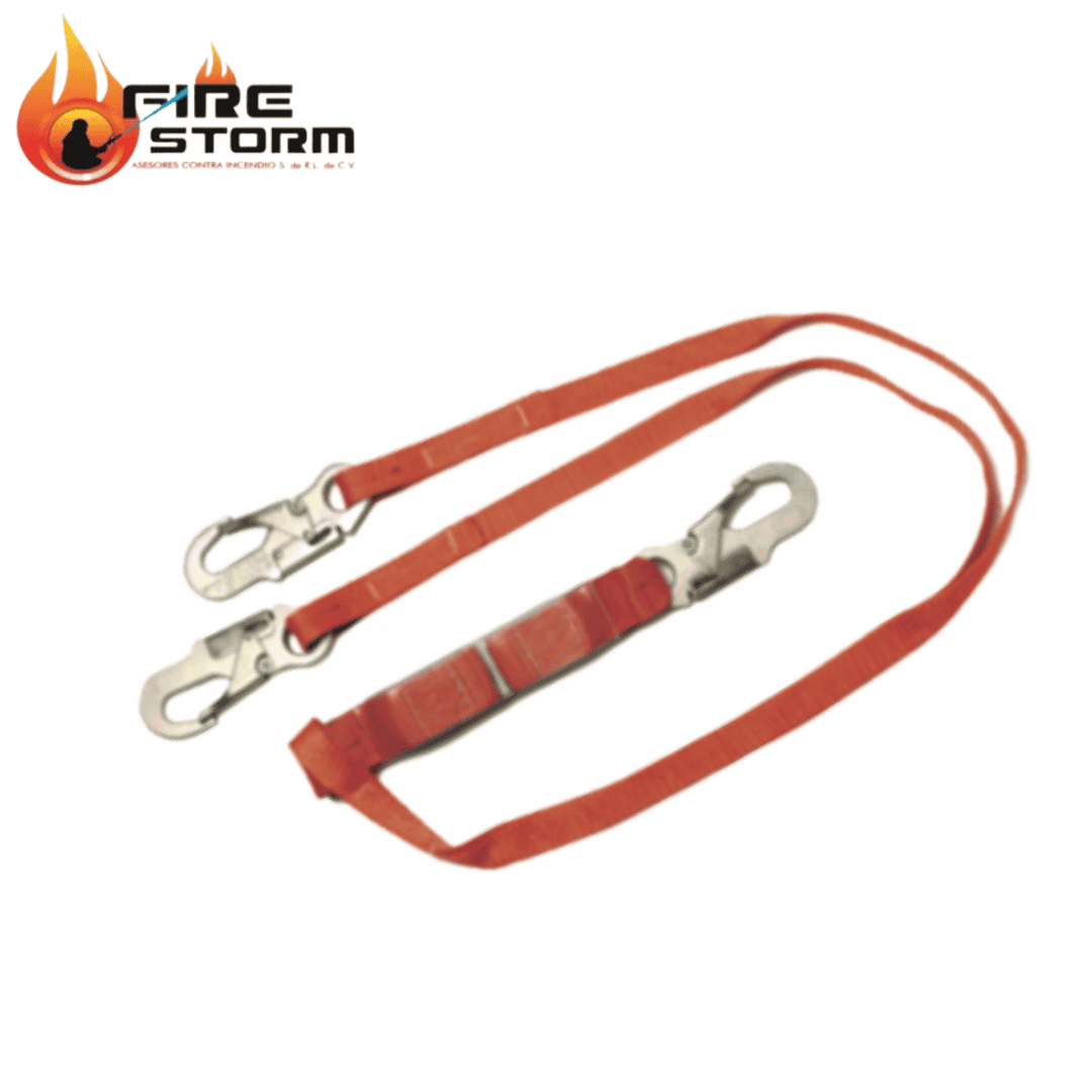 Lineas de vida con amortiguador de impacto doble brazo Fire Storm