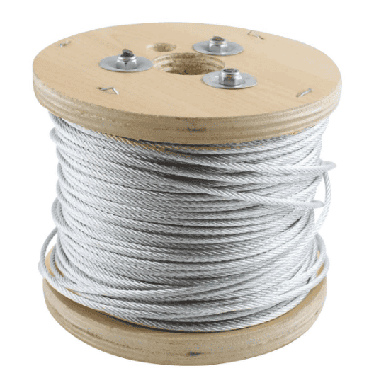 CABLE DE ACERO GALVANIZADO 7X7 3/16