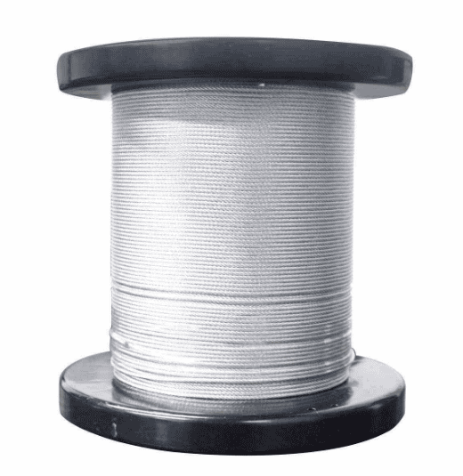 CABLE DE ACERO GALVANIZADO 7X7 1/4