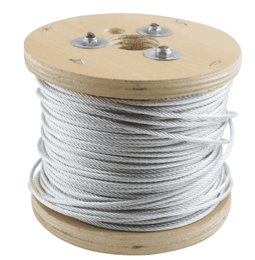 CABLE DE ACERO GALVANIZADO 7X7 1/4