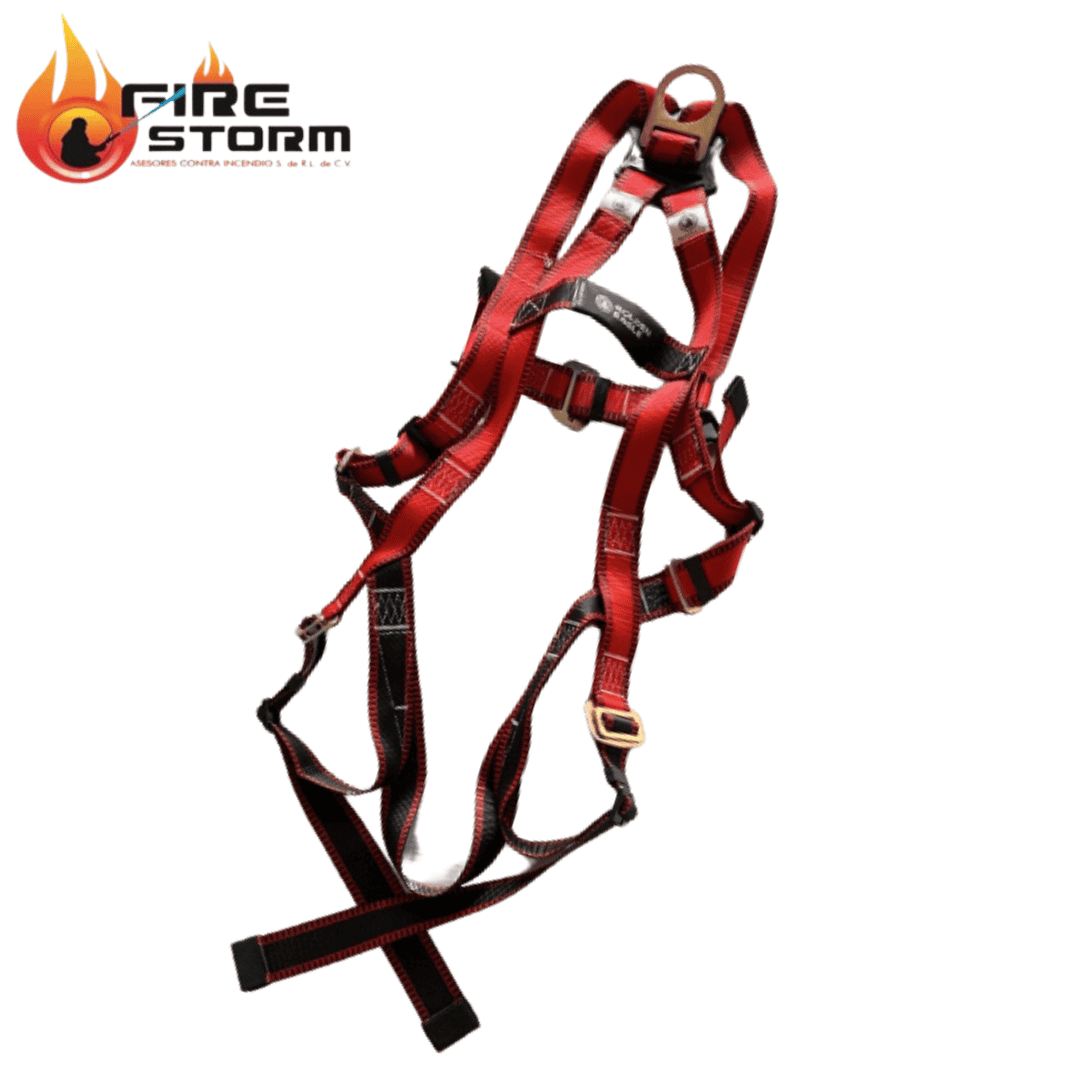 Arnes de 1 y 2 argollas cuerpo completo Fire Storm