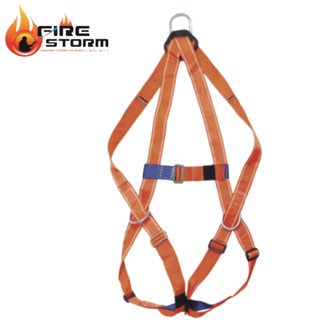 Arnes de nylon de 3 argollas excelente calidad Fire Storm