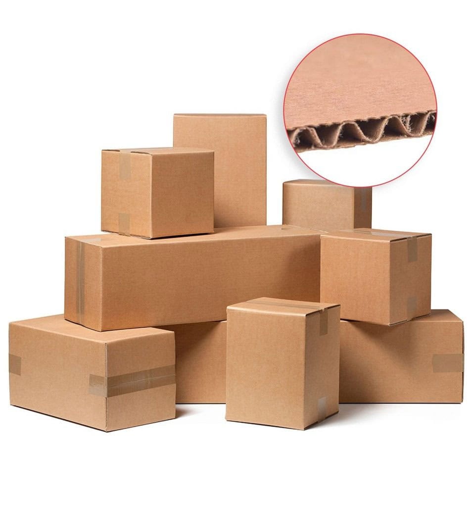 Cajas de cartón de distintas medidas