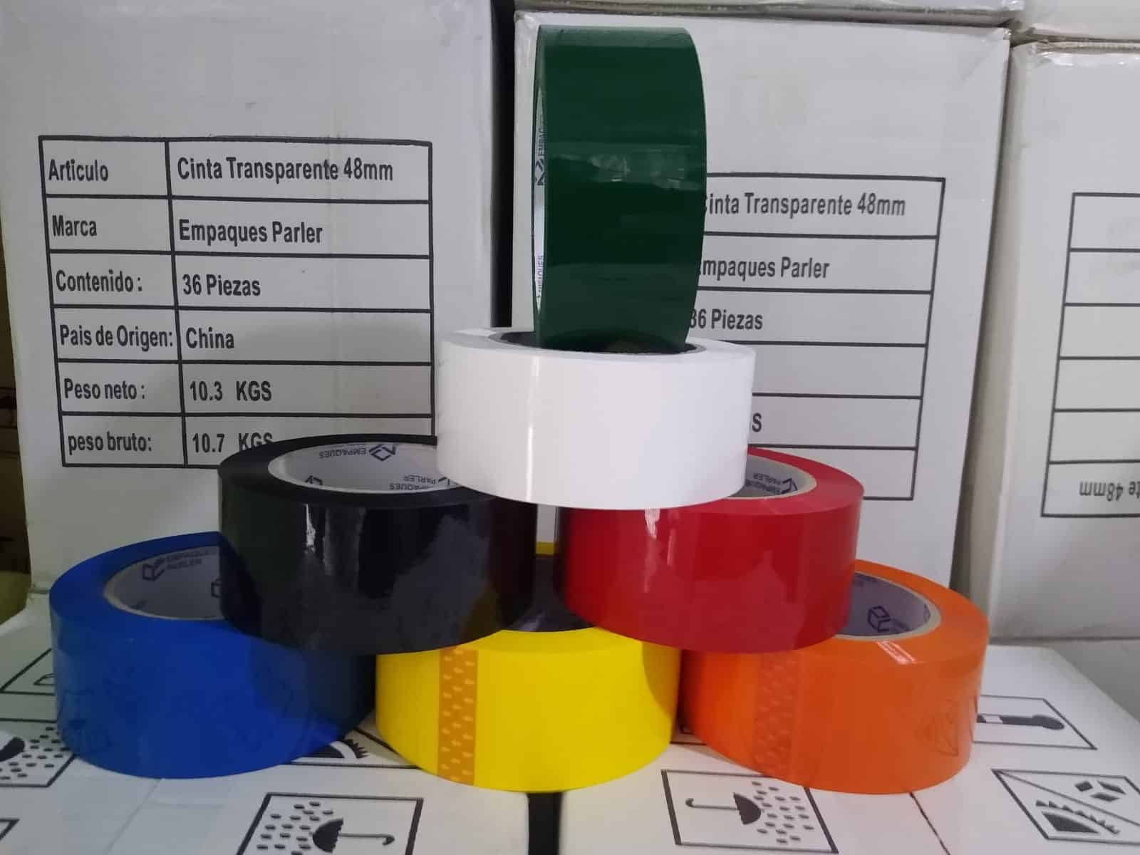 Cintas para empaque de colores 1