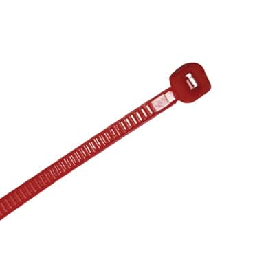 Cincho / Cinturón 300mm Rojo Bolsa 100 Piezas
