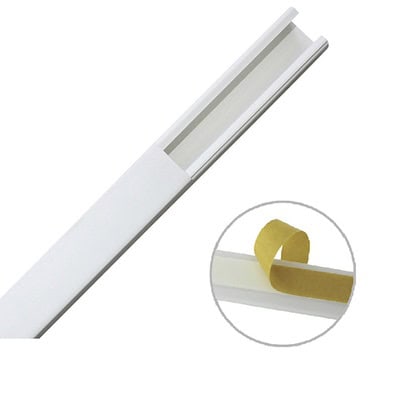Canaleta De 2cms X1.7cms Tramo Con Cinta De 1.83mts