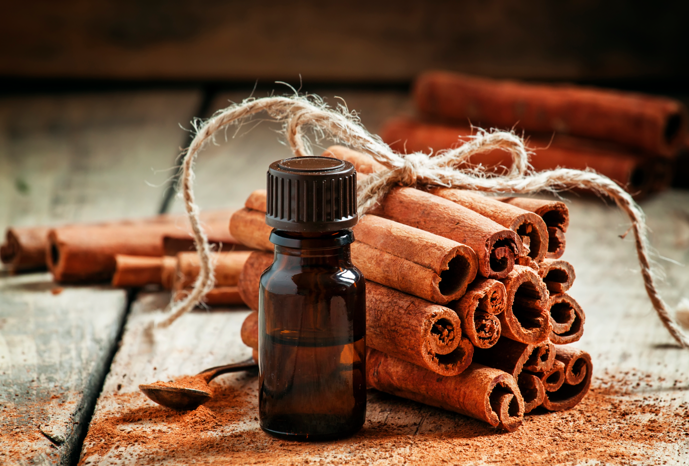 Aceites esenciales de especias de canela corteza - 1