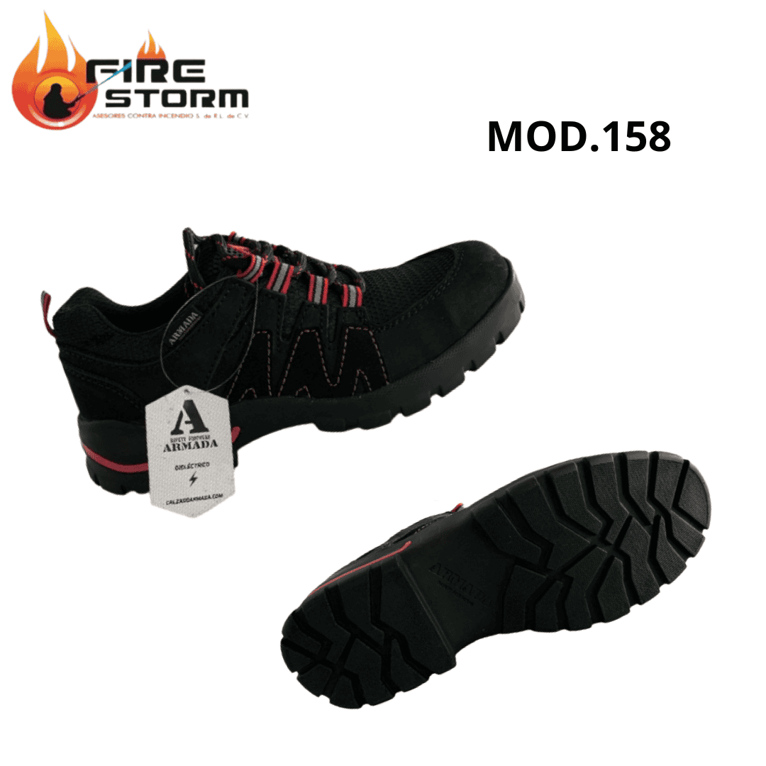 Zapatos de trabajo industrial con casquillo en Fire Storm