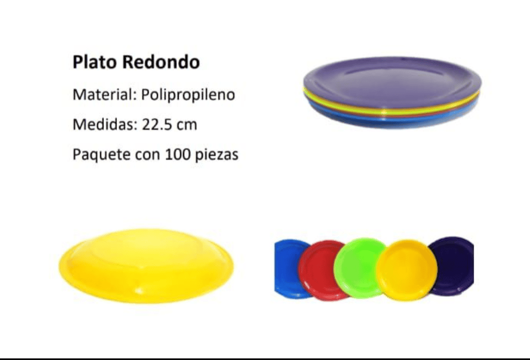 Plato Redondo 