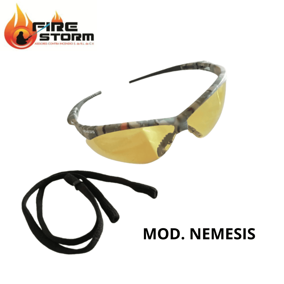 Lentes de seguridad varias marcas y modelos mica de policarbonato clara / humo/ ambar/ espejos en Fire Storm