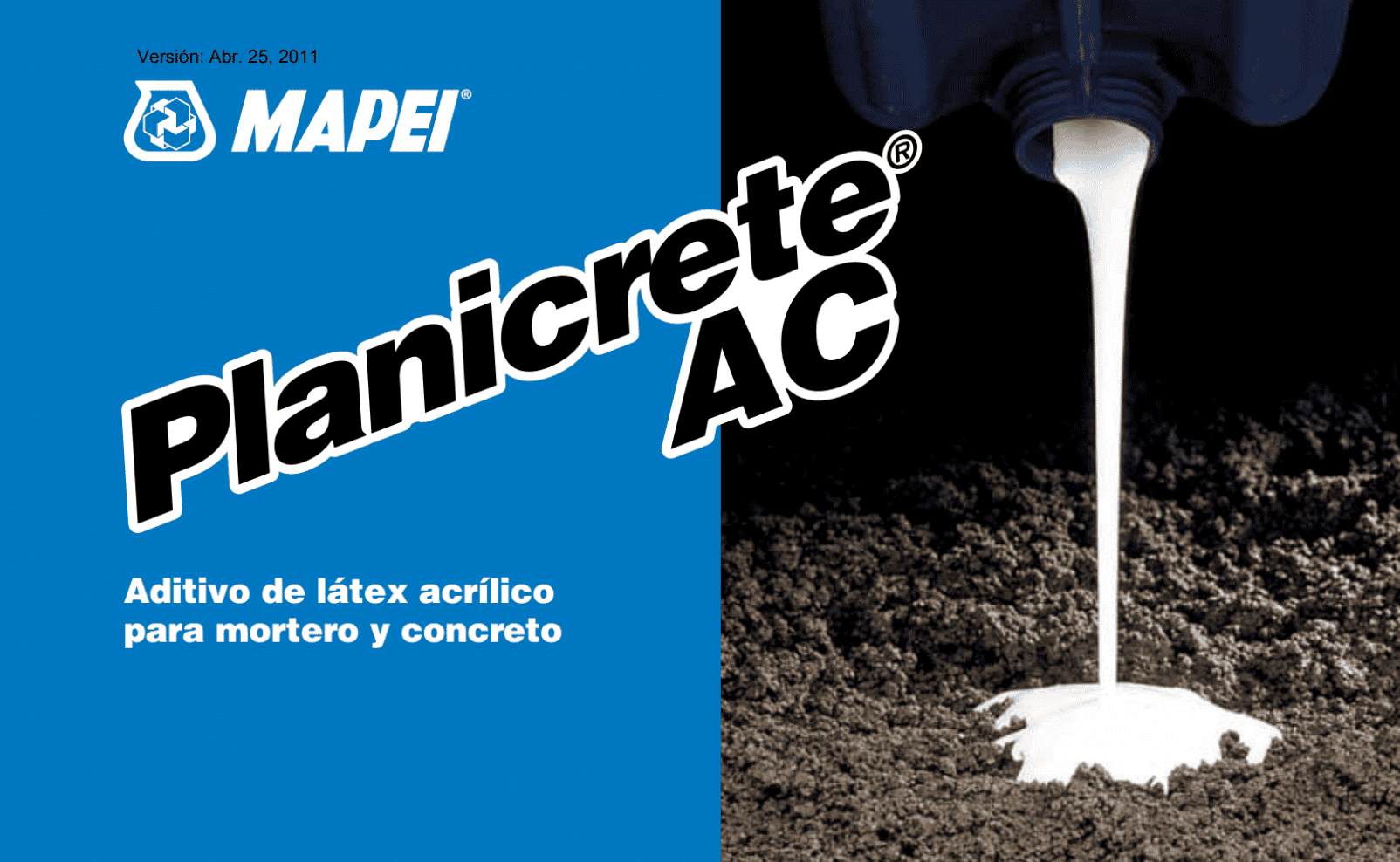 PLANICRETE AC ADHESIVO PARA CONCRETO