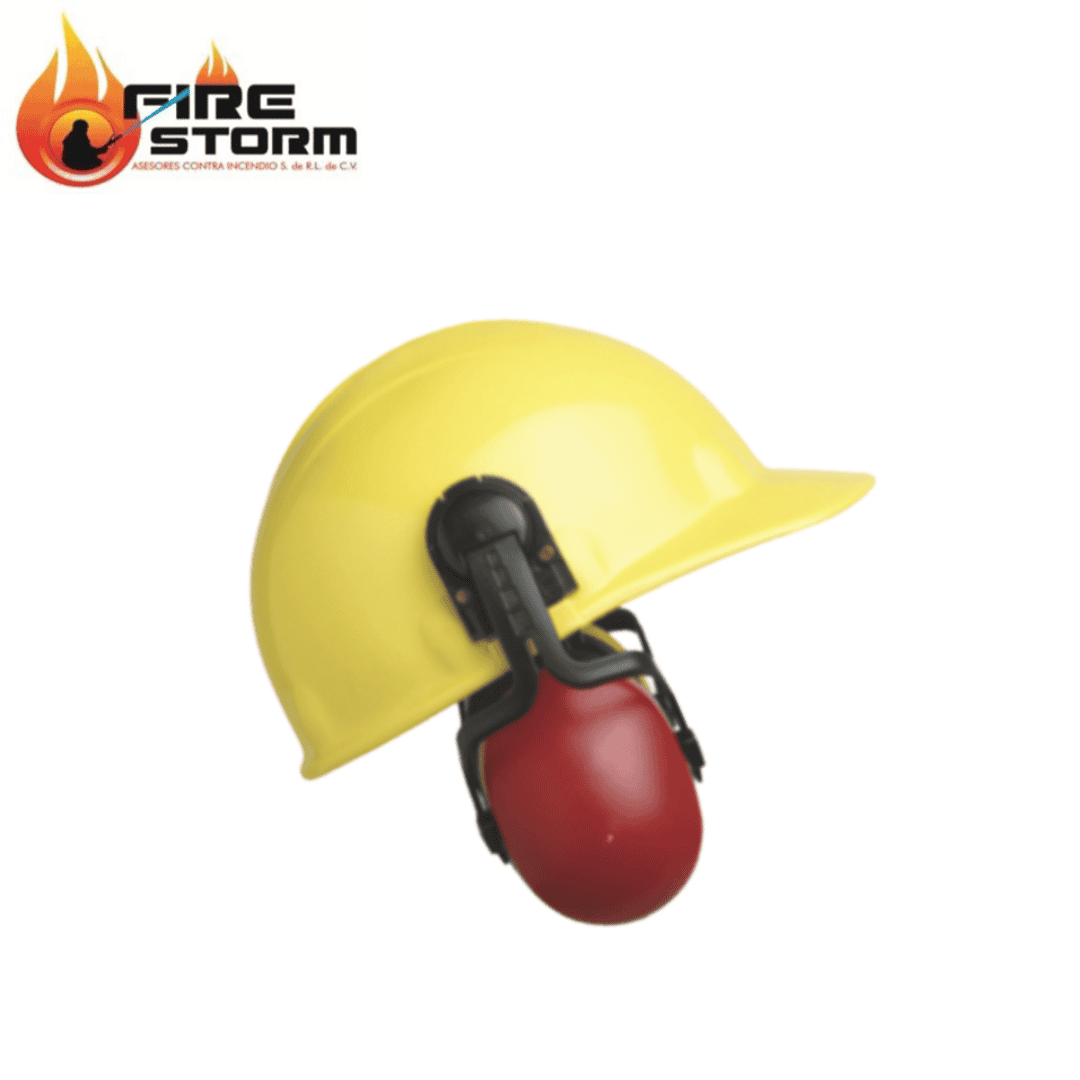 Tapones de seguridad desechables o reutilizables, orejeras adaptables al casco o de diadema en Fire Storm