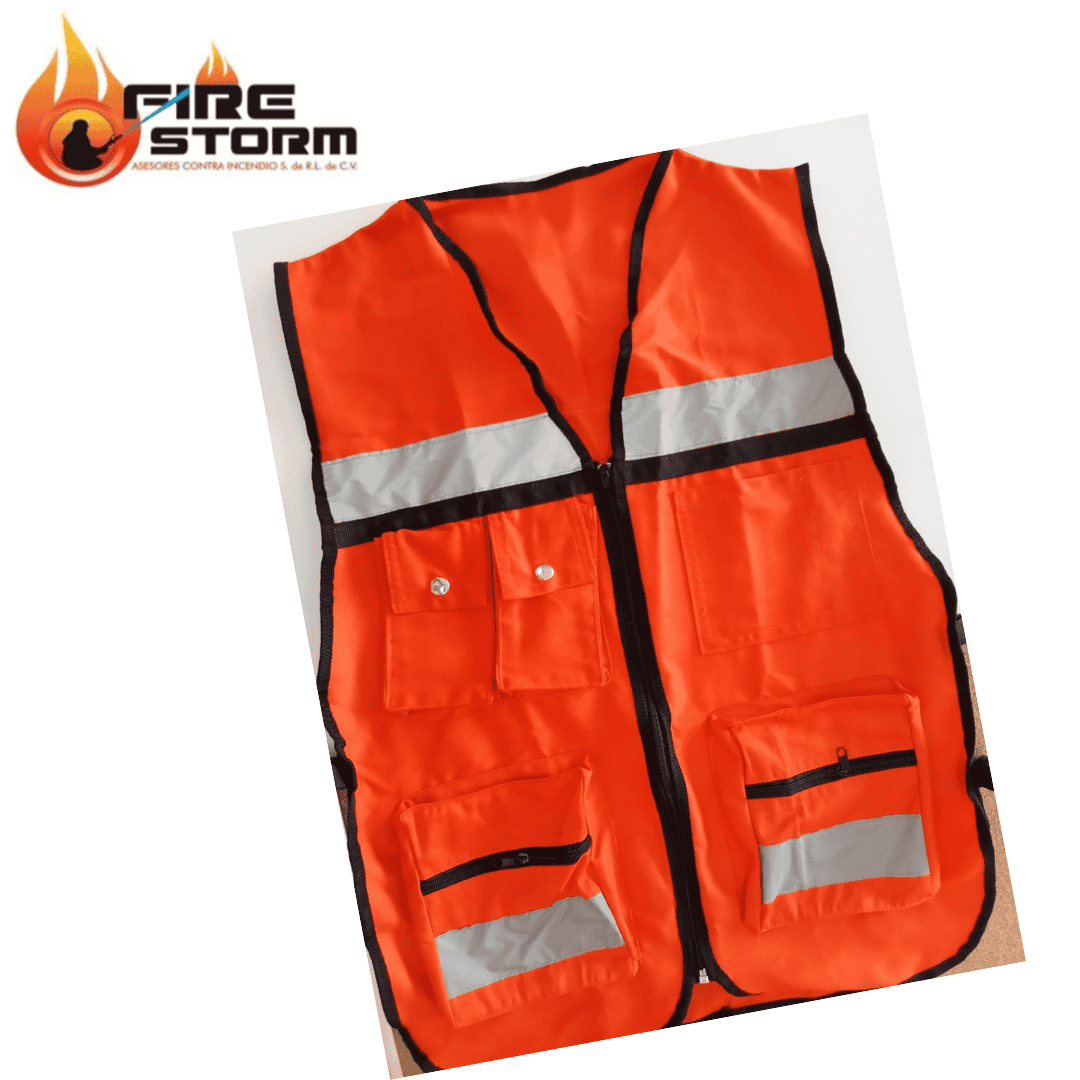 Chalecos de algodon para operadores varios colores, con opción de bordado disponible en Fire Storm