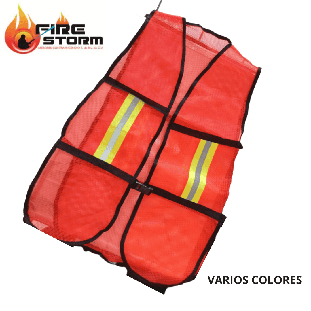 Chalecos de seguridad varios modelos y colores disponibles en Fire Storm