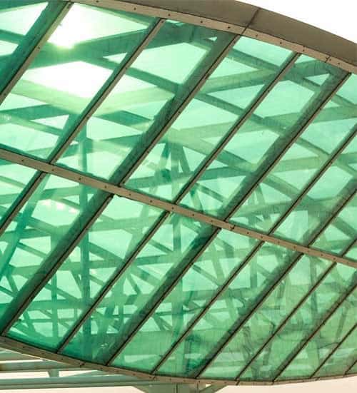 Láminas de policarbonato sólido para techos con protección UV - 1