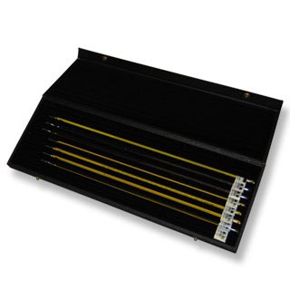 Estuches para termómetros de vidrio 